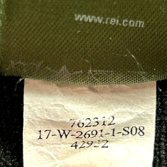 REI Co Op Black Full Zip Pink Floral Print on Back Womens‎ Size Medium - Picture 8 of 8